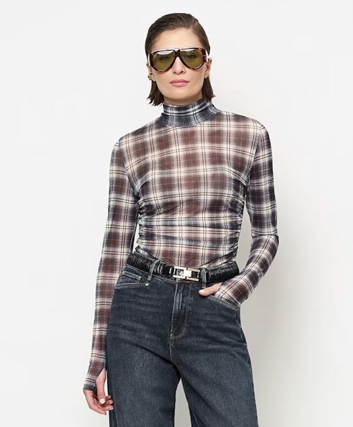 Dames top blauw