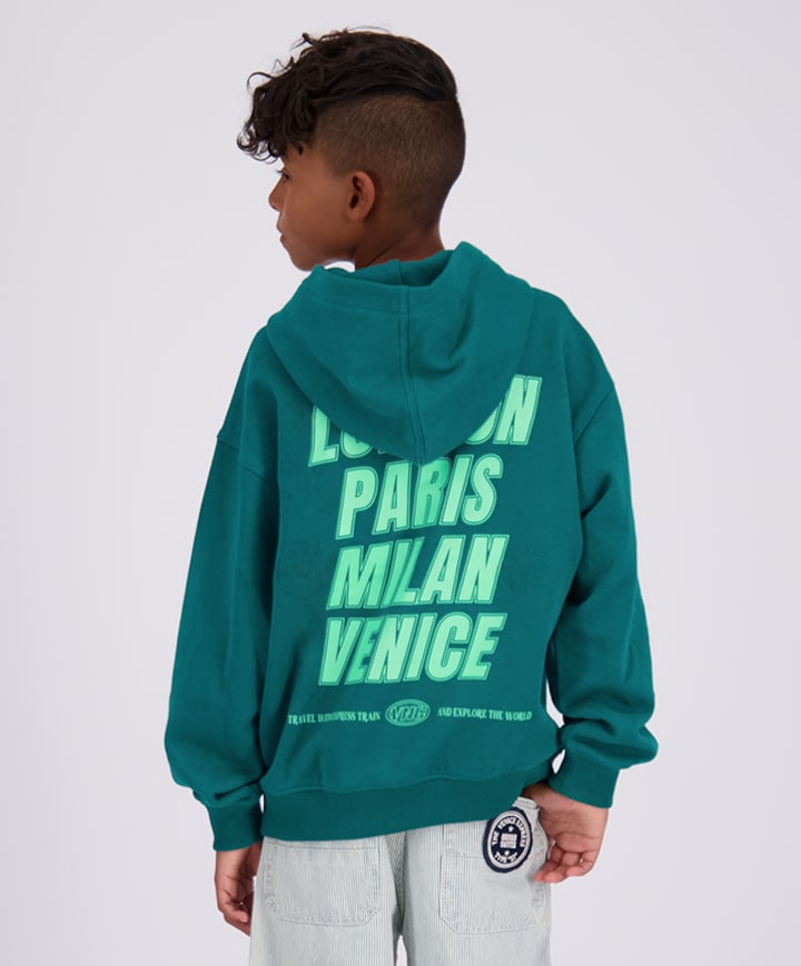 Jongens hoodie groen