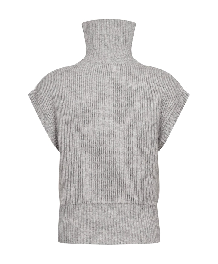 Dames vest grijs