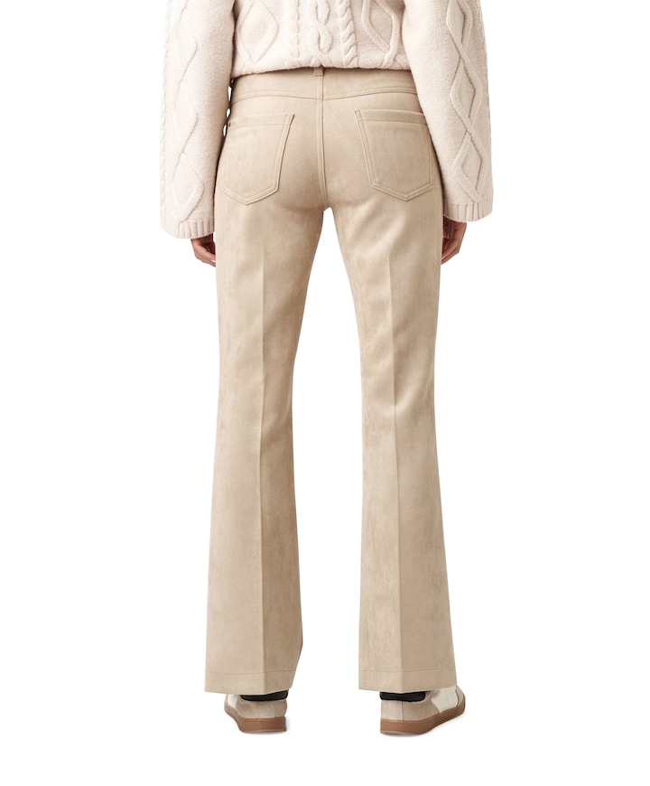 Antonia_Bootcut_409 dames broek beige