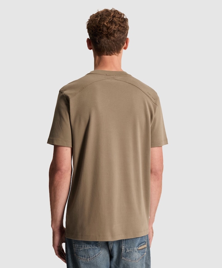 Heren T-shirt bruin