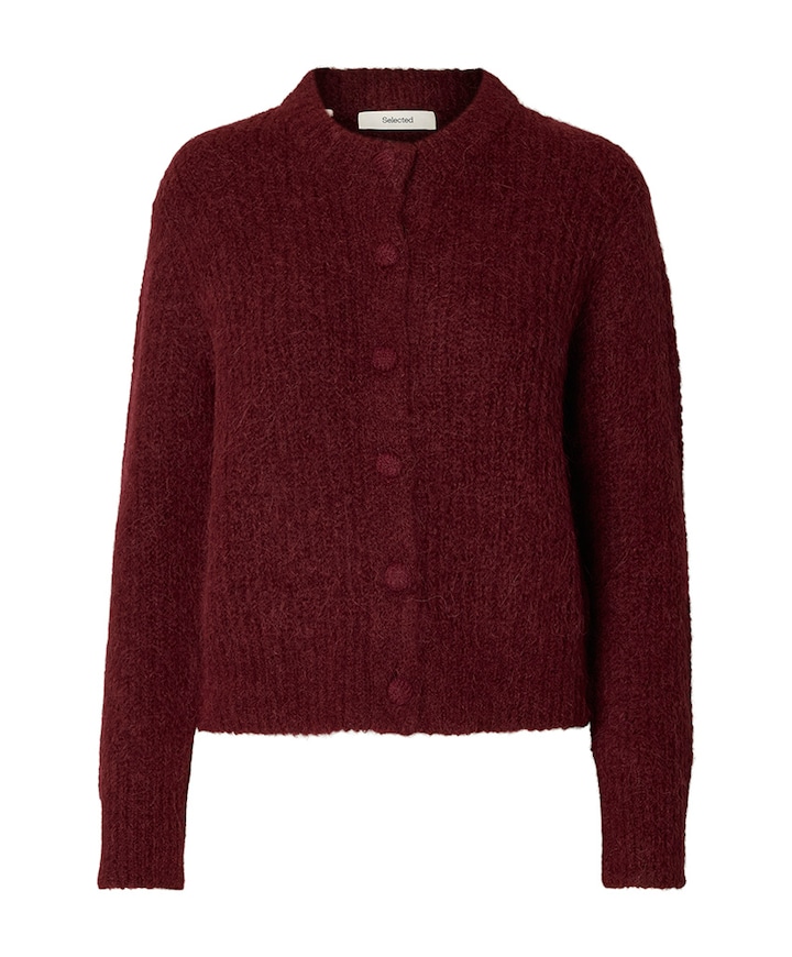 Dames vest bordeaux
