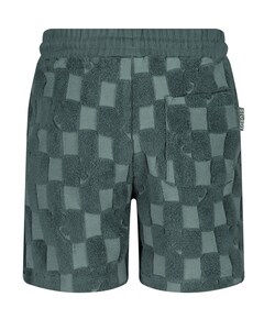 Short ruit badstof jongens korte broek blauw