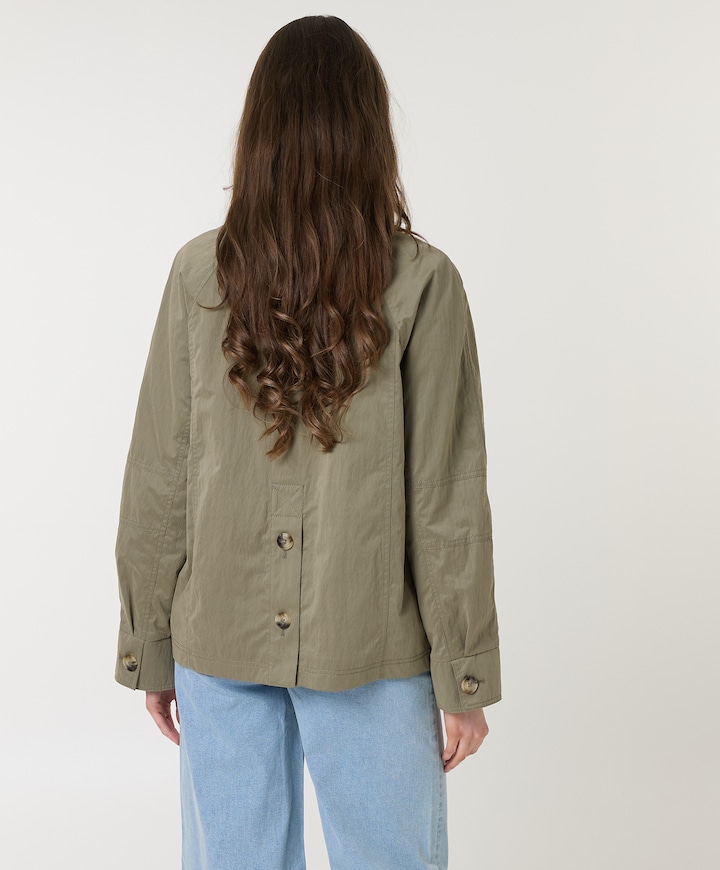 Dames jas groen