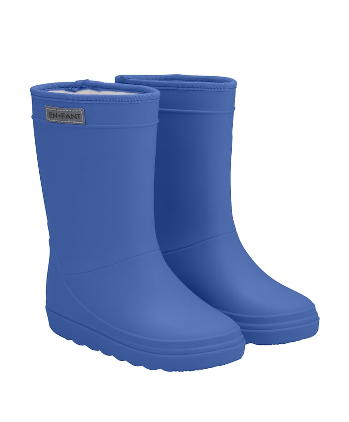 Thermo Boots Solid regenlaarzen  blauw