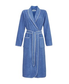 Dames ochtendjas blauw