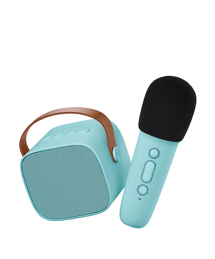 Karaoke set blauw