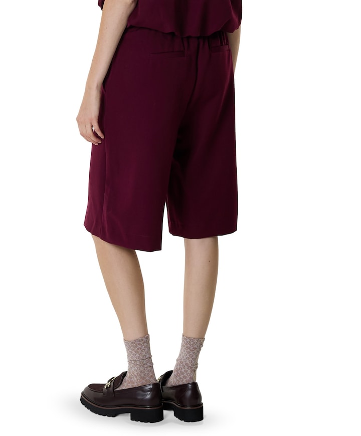 dames bermuda bordeaux