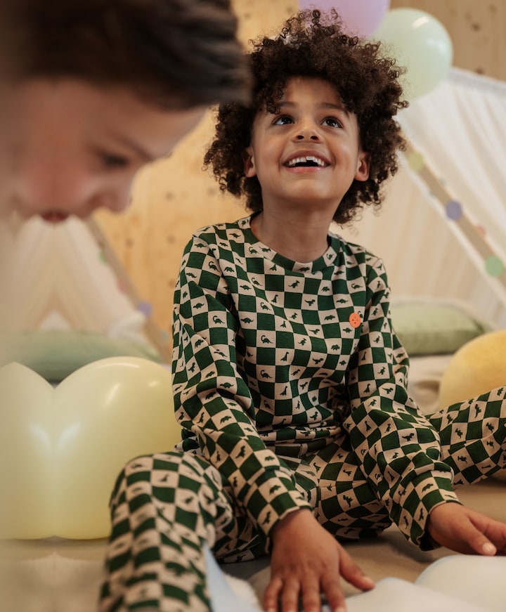 Jongens pyjamaset groen