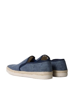 Tobias heren moccasins blauw