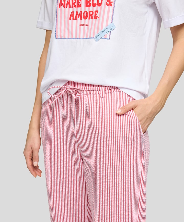dames broek oranje