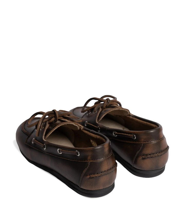 dames mocassins bruin