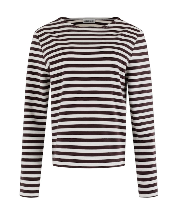 Dames longsleeve bruin