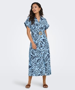 Dames jurk blauw