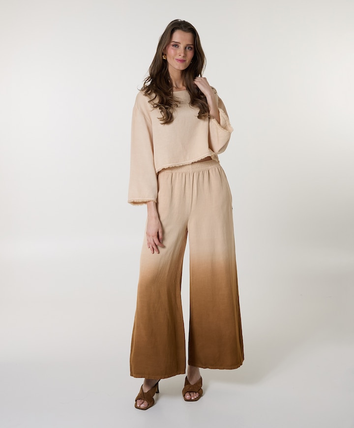 dames pantalon beige