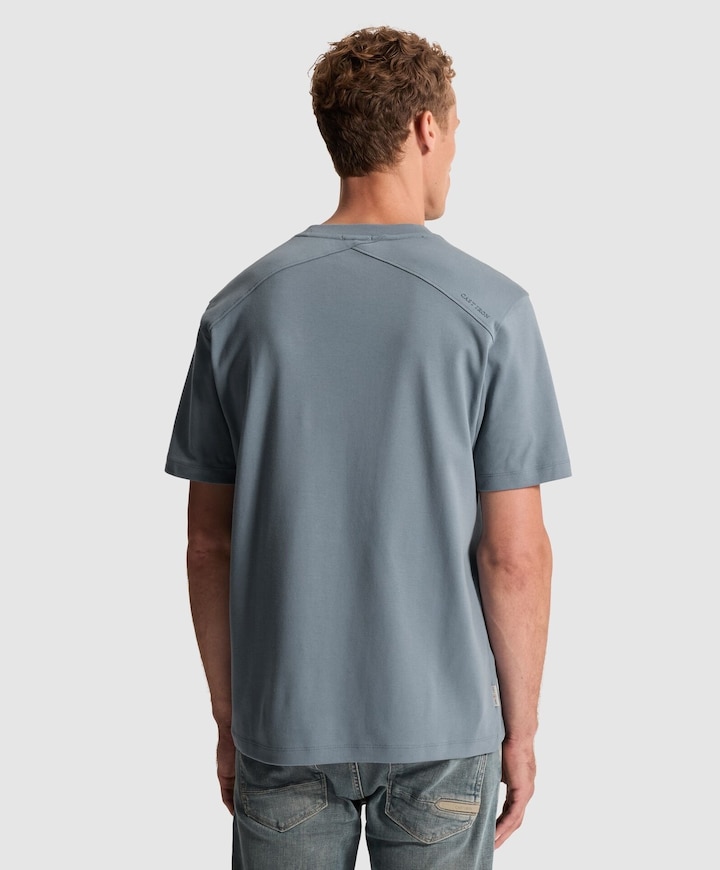 Heren T-shirt blauw