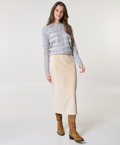 Dames rok beige