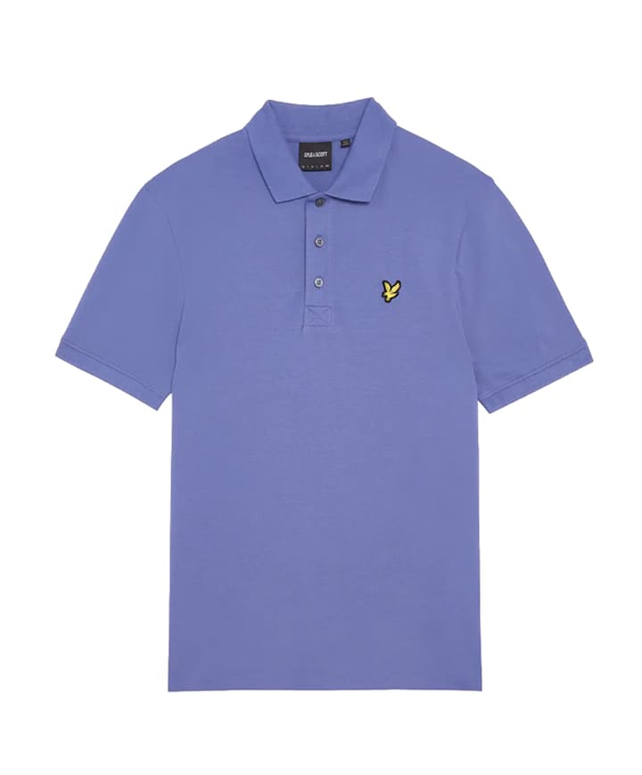 Heren polo blauw