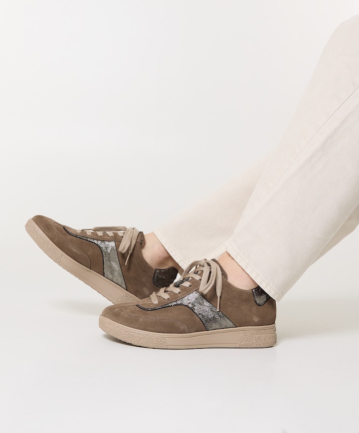 dames sneakers beige