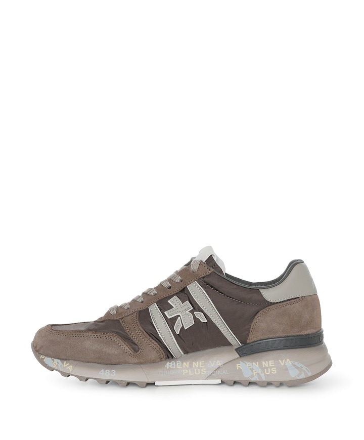 Lander heren sneakers bruin