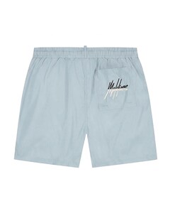 Split swim shorts heren zwembroek blauw