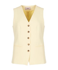 Dames gilet geel