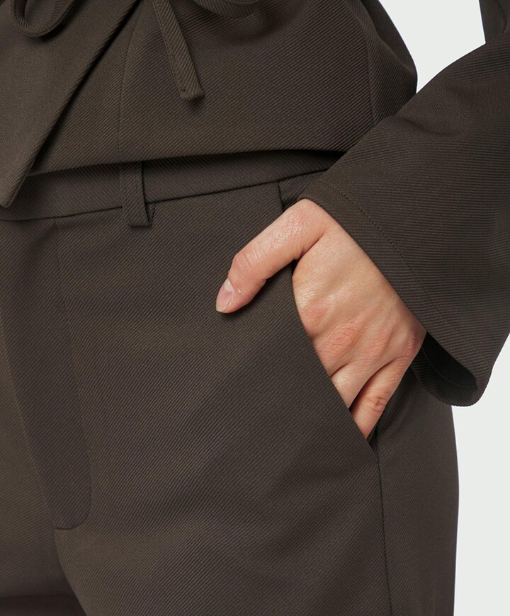 Nathalie Pants dames broek bruin