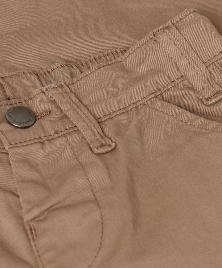 Twill jongens broek bruin