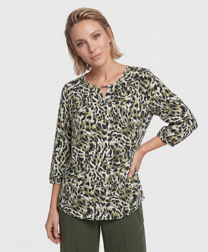 Dames longsleeve groen
