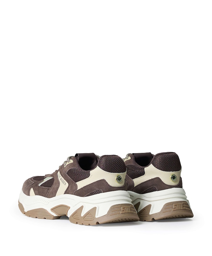 Ample dames sneakers bruin