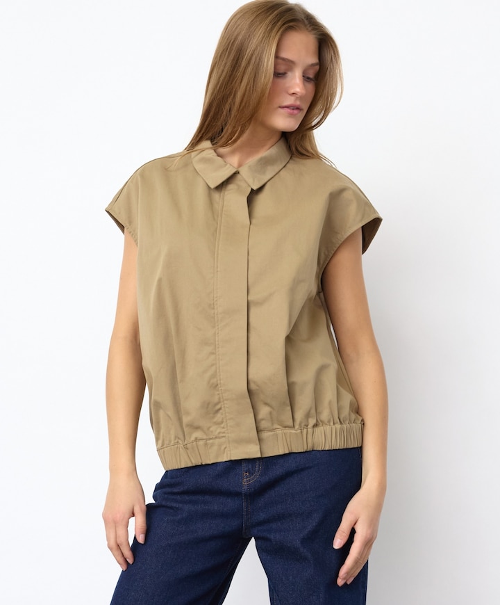 Dames gilet ecru