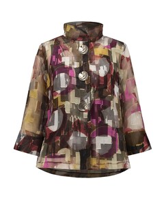 Dames jas multicolor