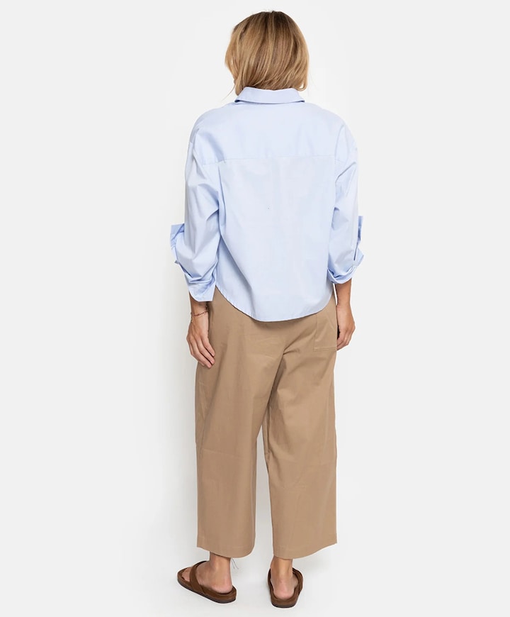 Dames blouse blauw