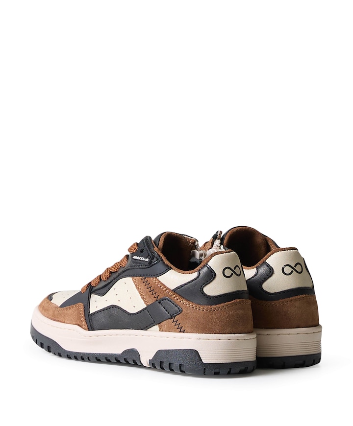 jongens sneakers bruin
