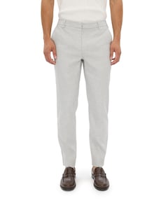 THEOPL 769 CLOUD LINEN heren broek grijs