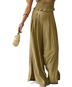 Bambou dames broek beige