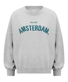 Dames sweater grijs