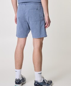 DYED SHORT SWEAT PANTS heren korte broek blauw