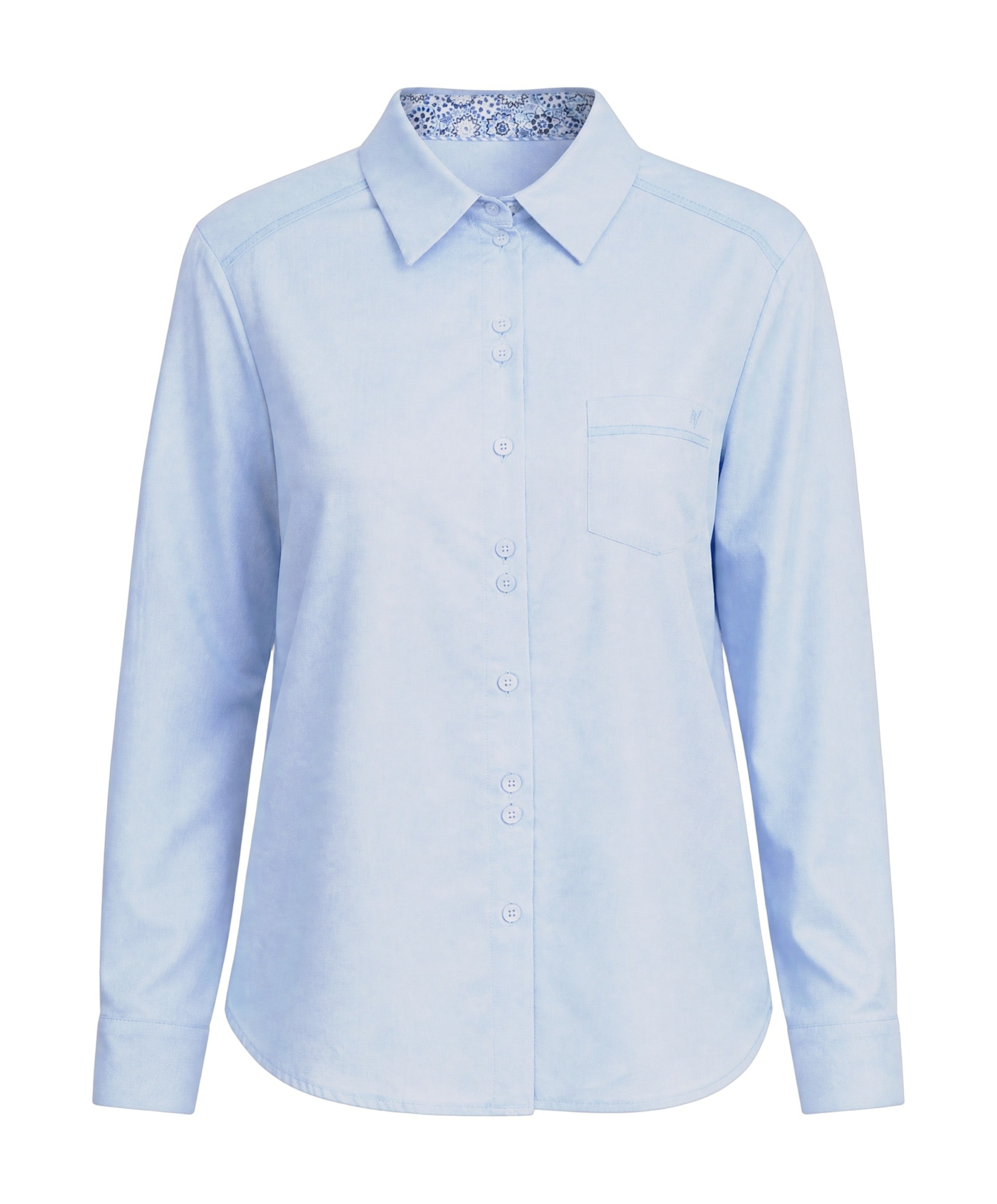 Dames blouse blauw