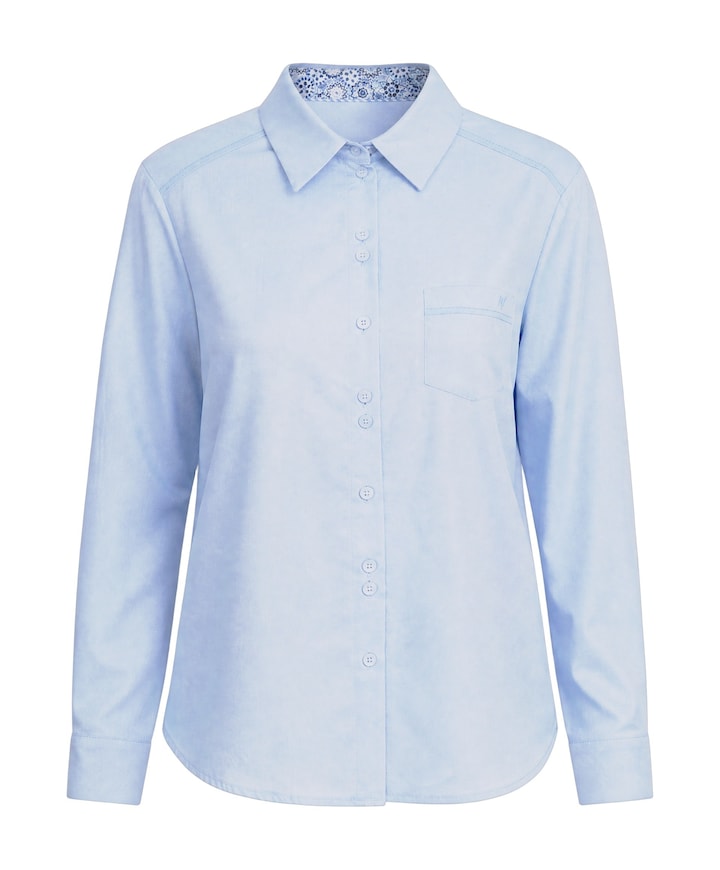 Dames blouse blauw