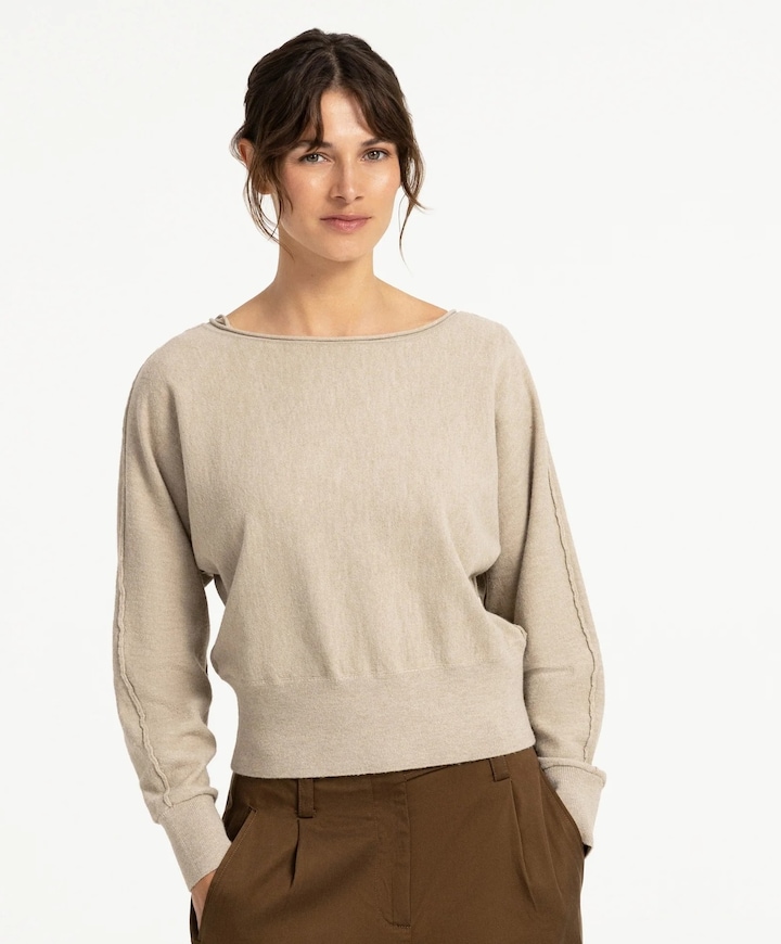 Dames trui beige