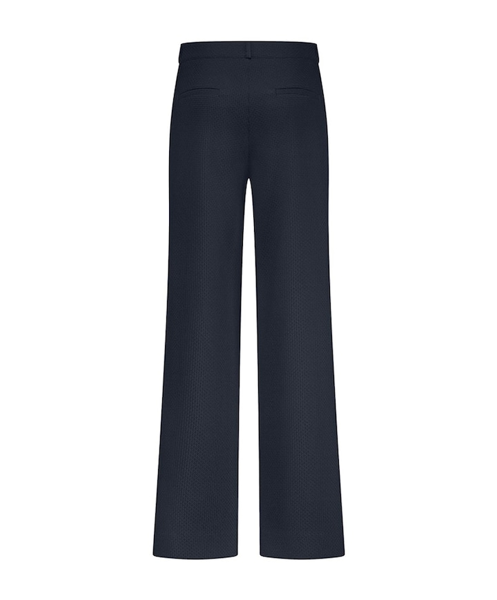 Lexie waffle broek blauw