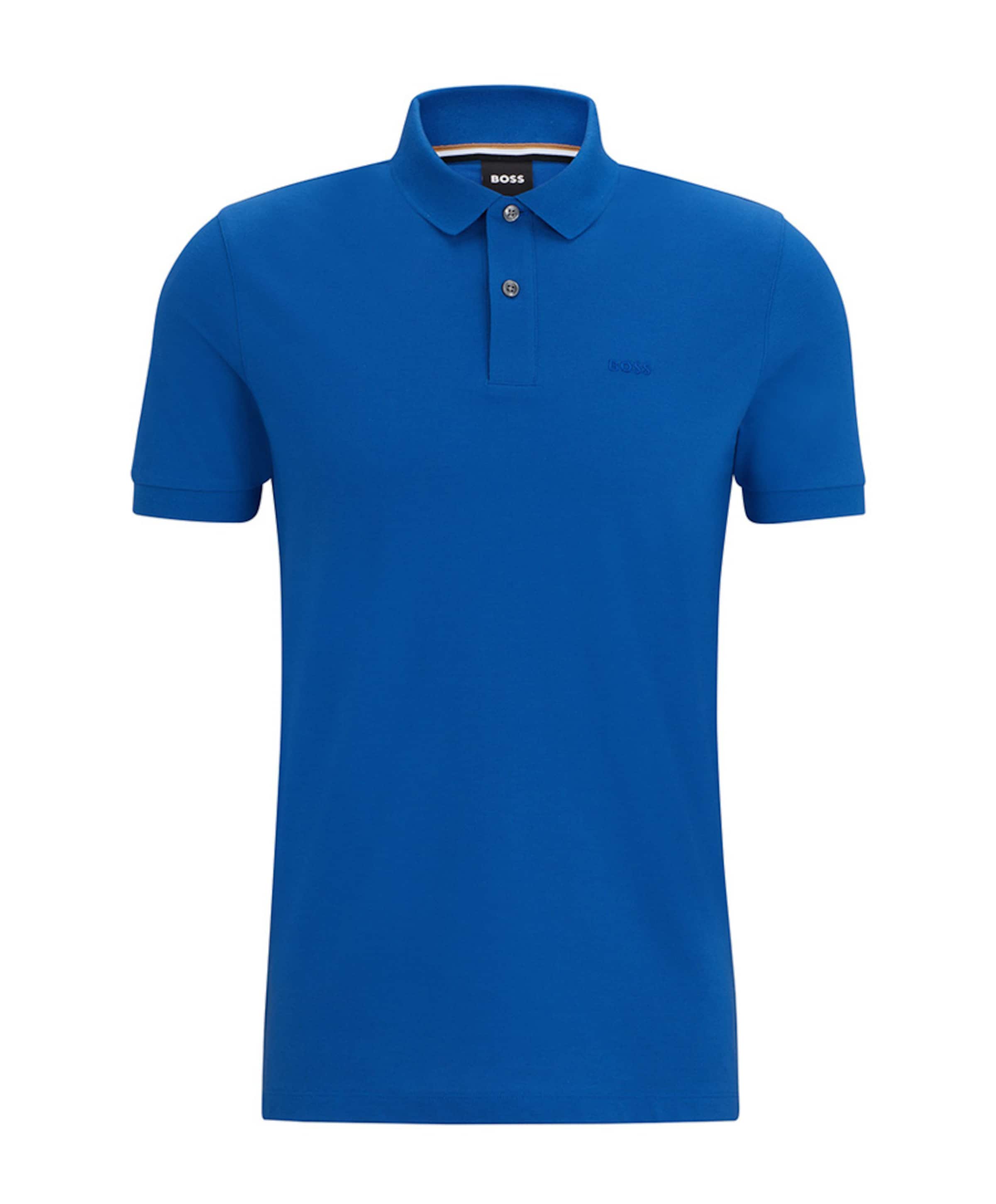 Heren polo blauw