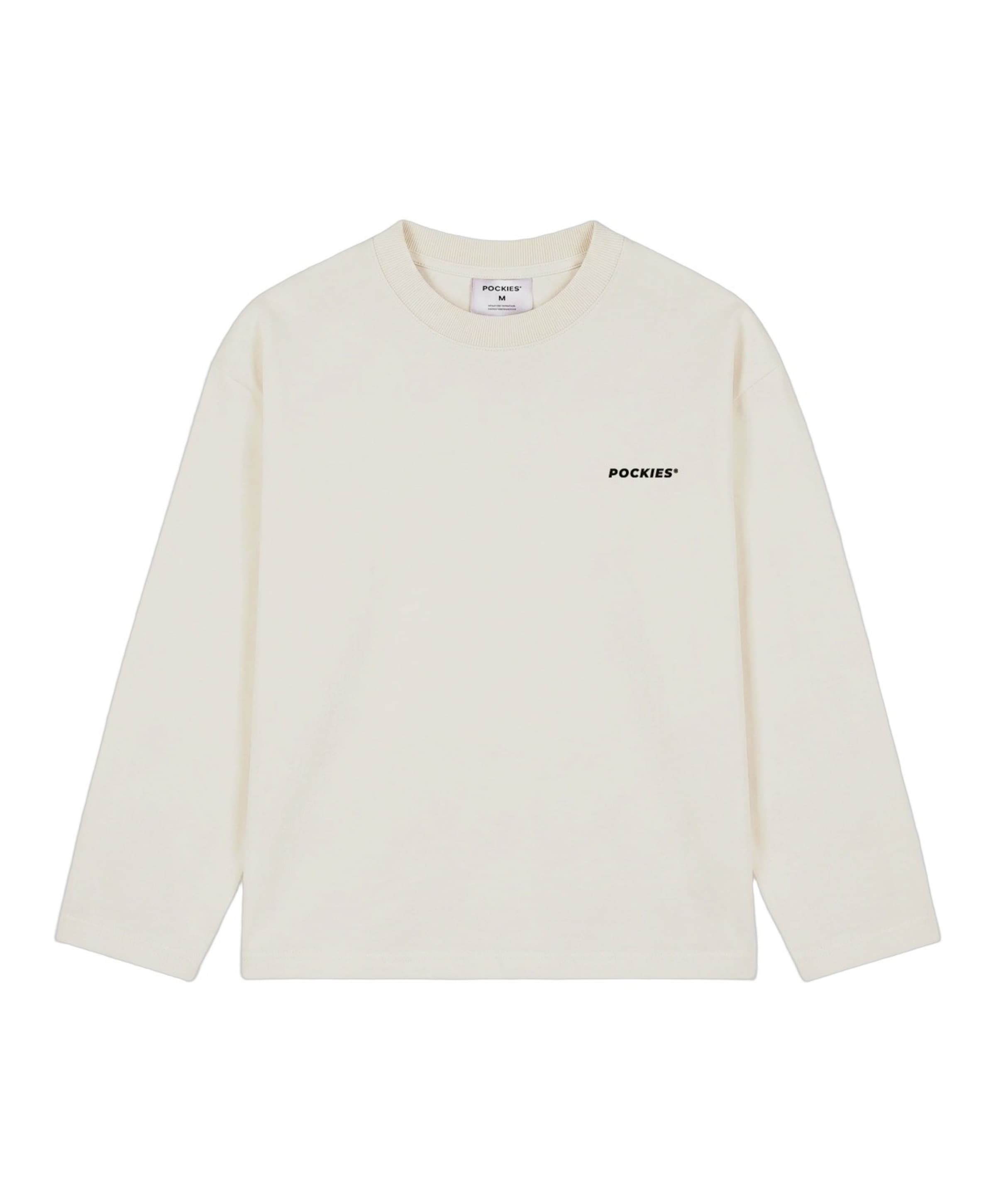 Heren longsleeve ecru