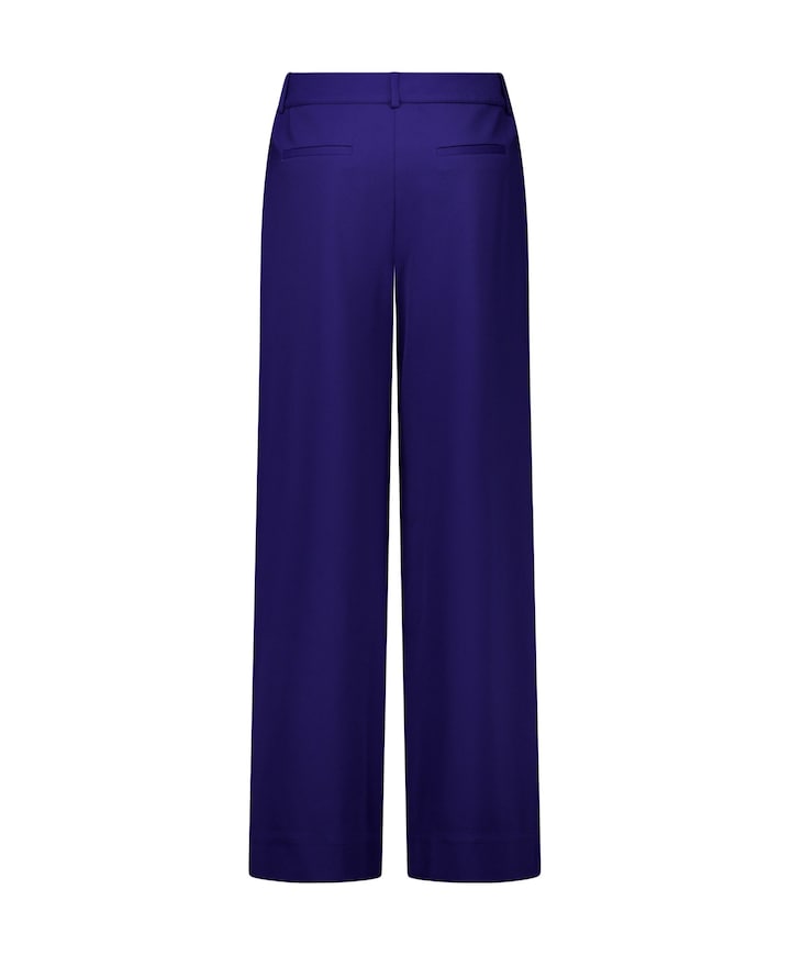 Luz twill dames broek blauw
