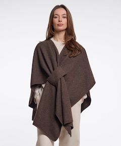 Dames cape bruin