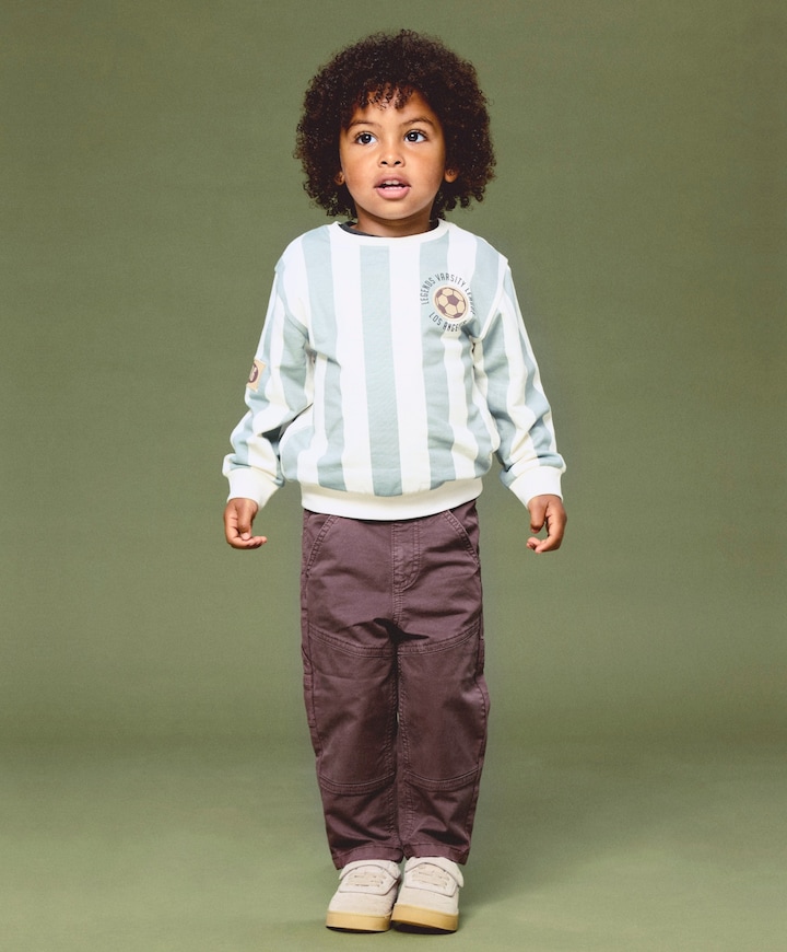 Meisjes sweater ecru
