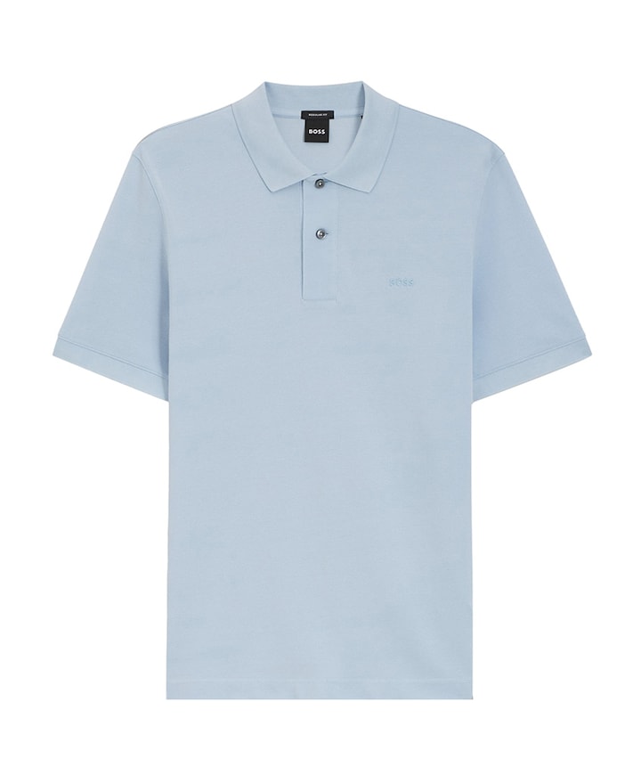 Heren polo blauw