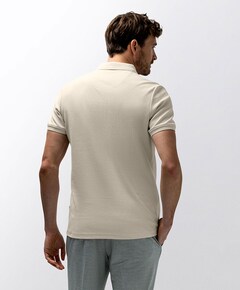Heren polo beige