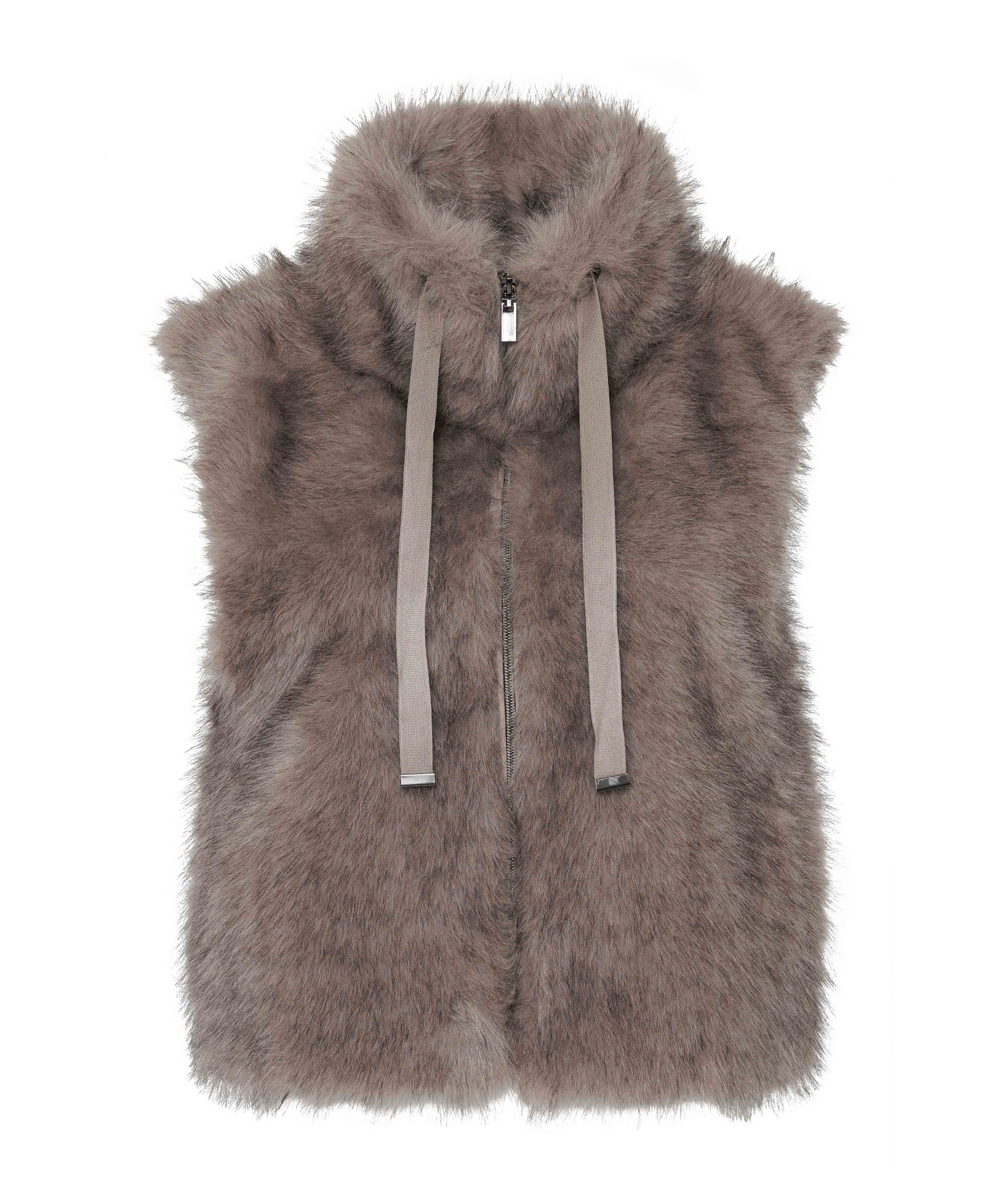 Dames gilet bruin